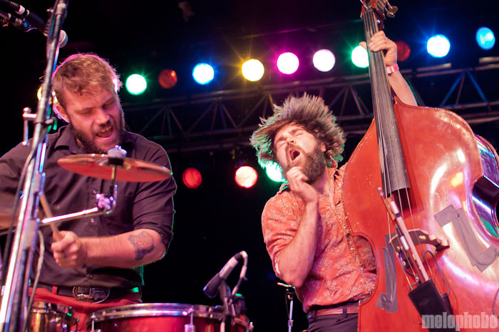 Larry and His Flask at Roseland Theater, April 21, 2012. Photo by Bobby Lilly.
