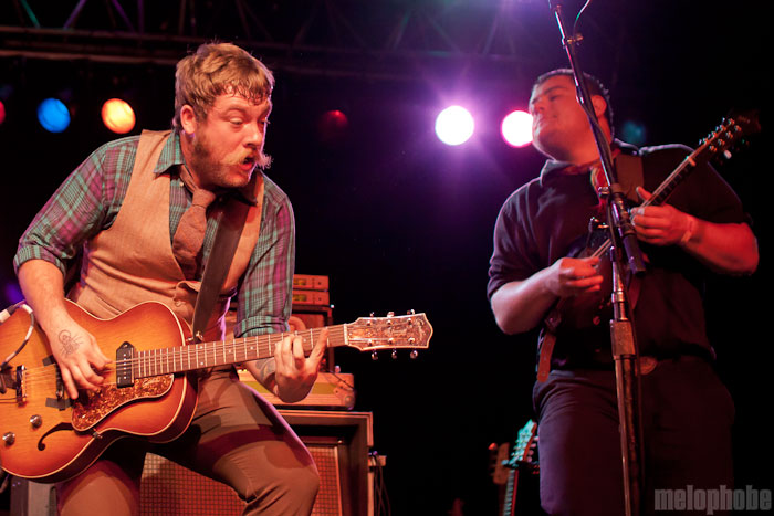 Larry and His Flask at Roseland Theater, April 21, 2012. Photo by Bobby Lilly.