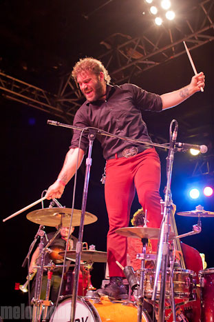 Larry and His Flask at Roseland Theater, April 21, 2012. Photo by Bobby Lilly.