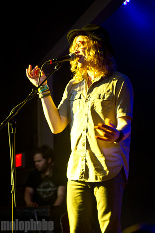 Allen Stone at Wonder Ballroom, April 22, 2012. Photo by Jasper Croome.