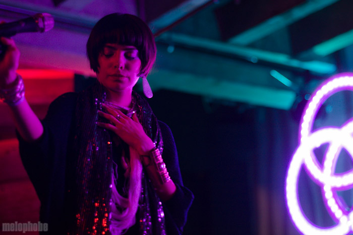 School of Seven Bells at Doug Fir Lounge, April 22, 2012. Photo by Inger Klekacz.