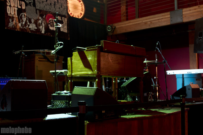 Dr. Lonnie Smith at Mississippi Studios, April 23, 2012. Photo by Jasper Croome.