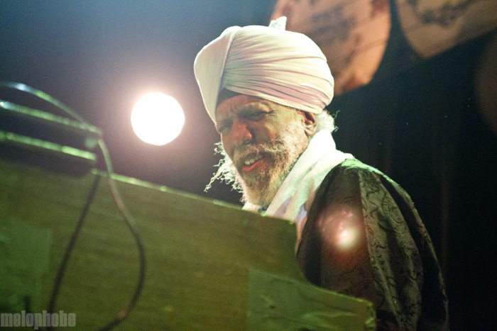 Dr. Lonnie Smith at Mississippi Studios, April 23, 2012. Photo by Jasper Croome.