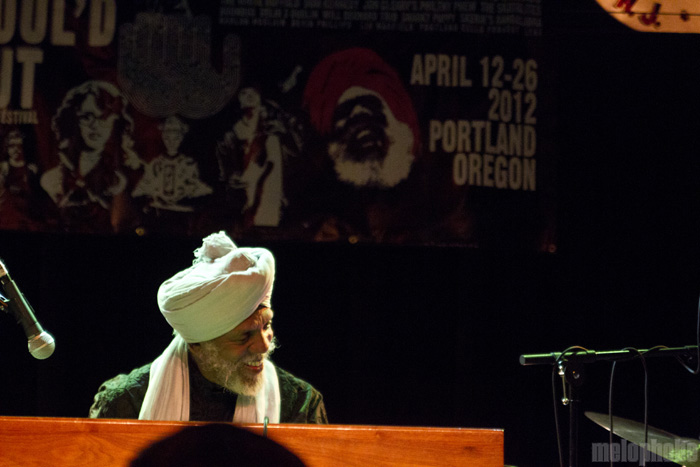Dr. Lonnie Smith at Mississippi Studios, April 23, 2012. Photo by Jasper Croome.