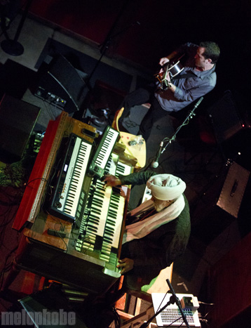 Dr. Lonnie Smith at Mississippi Studios, April 23, 2012. Photo by Jasper Croome.