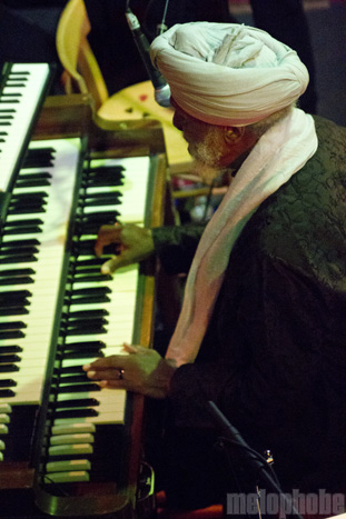 Dr. Lonnie Smith at Mississippi Studios, April 23, 2012. Photo by Jasper Croome.