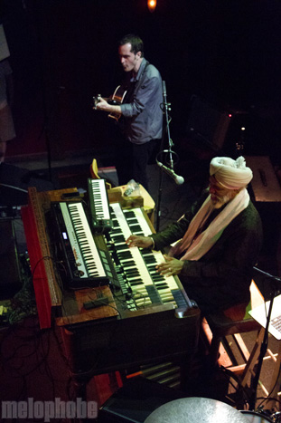 Dr. Lonnie Smith at Mississippi Studios, April 23, 2012. Photo by Jasper Croome.