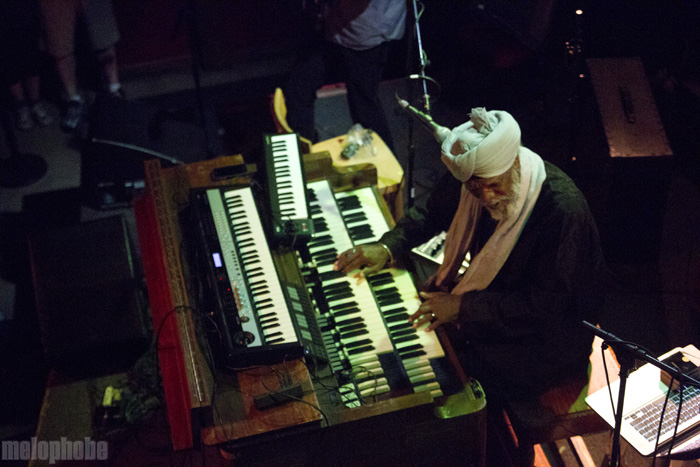 Dr. Lonnie Smith at Mississippi Studios, April 23, 2012. Photo by Jasper Croome.