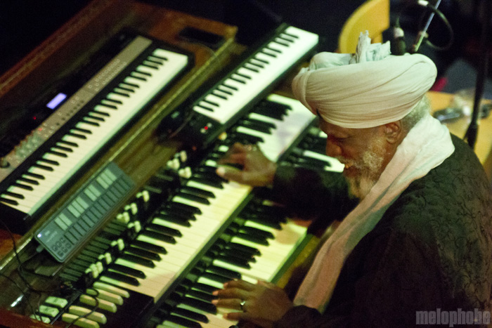 Dr. Lonnie Smith at Mississippi Studios, April 23, 2012. Photo by Jasper Croome.