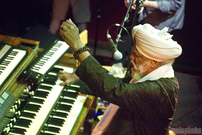 Dr. Lonnie Smith at Mississippi Studios, April 23, 2012. Photo by Jasper Croome.