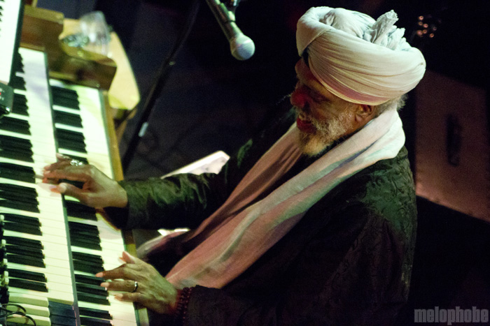 Dr. Lonnie Smith at Mississippi Studios, April 23, 2012. Photo by Jasper Croome.