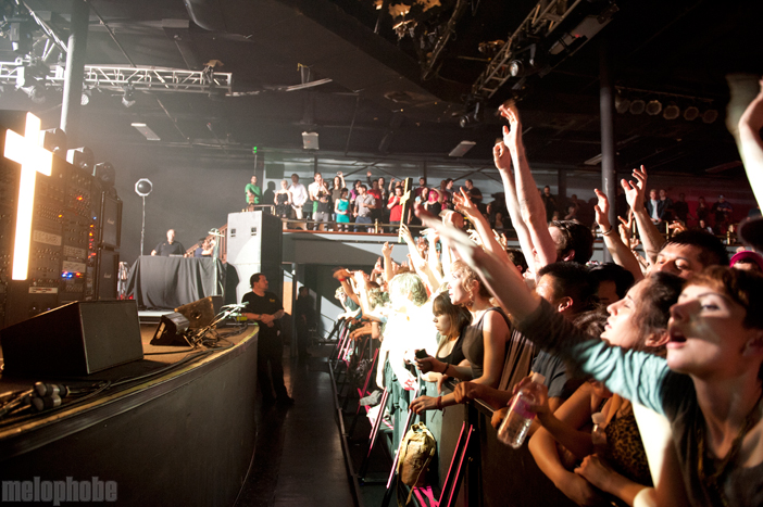 Justice at Roseland Theater, April 24, 2012. Photo by Colin McLaughlin.