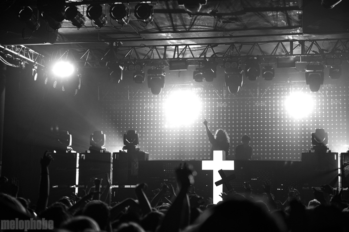 Justice at Roseland Theater, April 24, 2012. Photo by Colin McLaughlin.