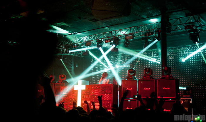 Justice at Roseland Theater, April 24, 2012. Photo by Colin McLaughlin.