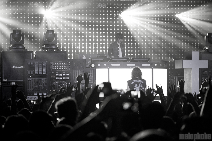 Justice at Roseland Theater, April 24, 2012. Photo by Colin McLaughlin.