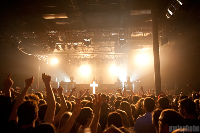 Justice at Roseland Theater, April 24, 2012. Photo by Colin McLaughlin.