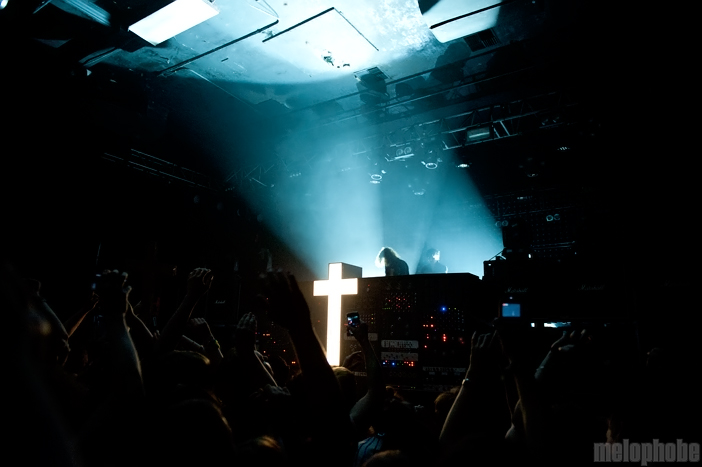 Justice at Roseland Theater, April 24, 2012. Photo by Colin McLaughlin.
