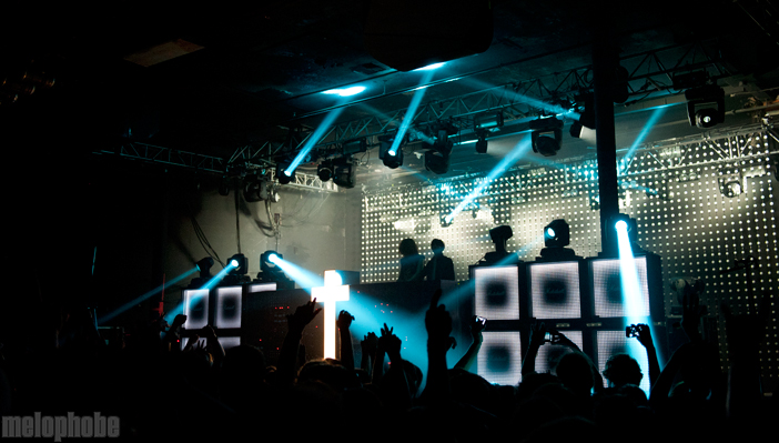 Justice at Roseland Theater, April 24, 2012. Photo by Colin McLaughlin.