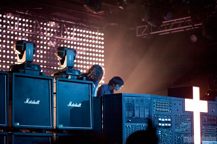 Justice at Roseland Theater, April 24, 2012. Photo by Colin McLaughlin.