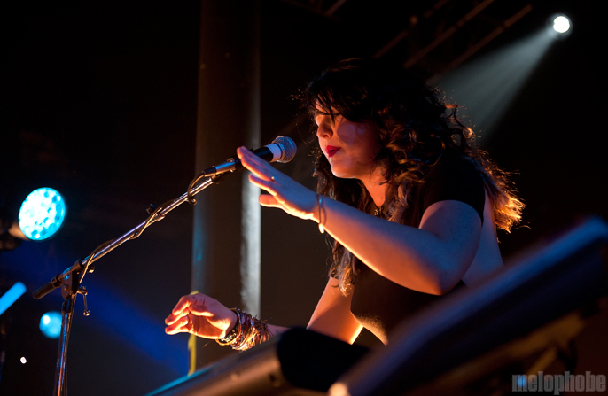 M83 at Roseland Theater, April 25, 2012. Photo by Colin McLaughlin.