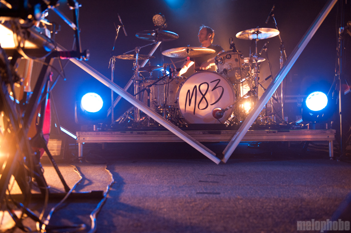 M83 at Roseland Theater, April 25, 2012. Photo by Colin McLaughlin.