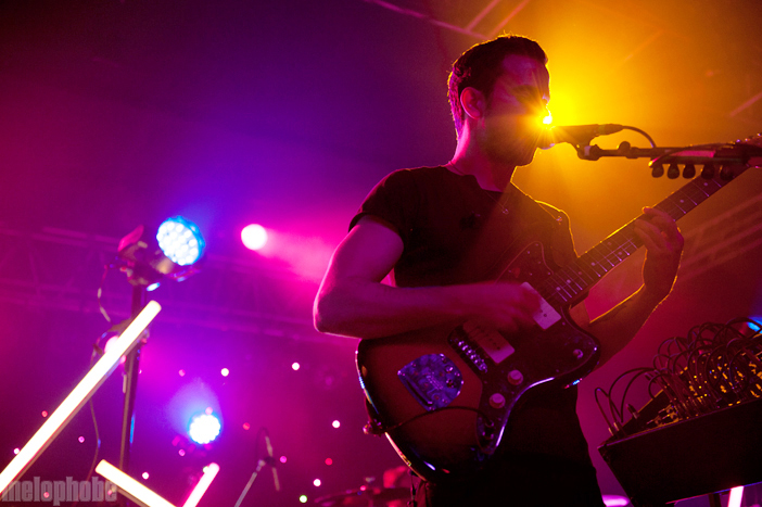 M83 at Roseland Theater, April 25, 2012. Photo by Colin McLaughlin.