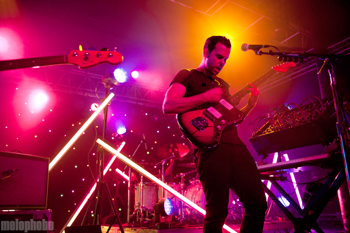 M83 at Roseland Theater, April 25, 2012. Photo by Colin McLaughlin.