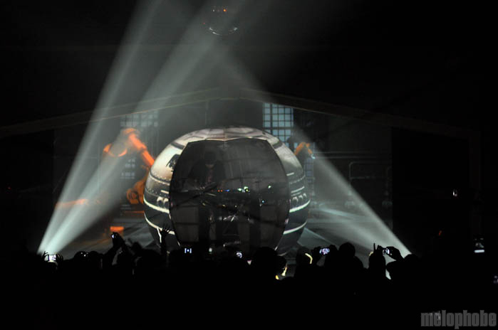 DJ Shadow at Wonder Ballroom, April 26, 2012. Photo by Matt Ellis.