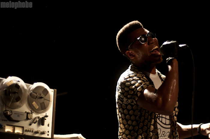 Willis Earl Beal at Music Hall of Williamsburg, April 26, 2012. Photo by Chris Barth.