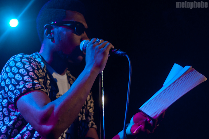 Willis Earl Beal at Music Hall of Williamsburg, April 26, 2012. Photo by Chris Barth.