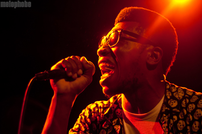 Willis Earl Beal at Music Hall of Williamsburg, April 26, 2012. Photo by Chris Barth.