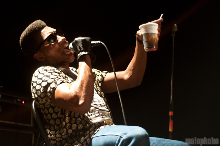 Willis Earl Beal at Music Hall of Williamsburg, April 26, 2012. Photo by Chris Barth.