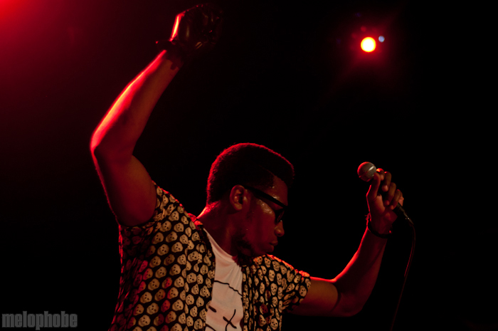 Willis Earl Beal at Music Hall of Williamsburg, April 26, 2012. Photo by Chris Barth.