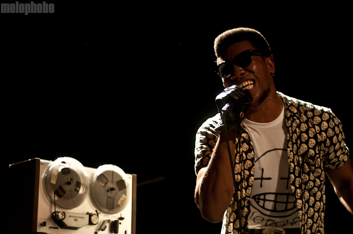 Willis Earl Beal at Music Hall of Williamsburg, April 26, 2012. Photo by Chris Barth.