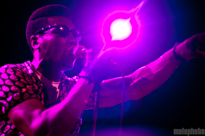 Willis Earl Beal at Music Hall of Williamsburg, April 26, 2012. Photo by Chris Barth.