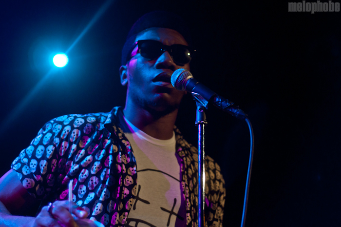 Willis Earl Beal at Music Hall of Williamsburg, April 26, 2012. Photo by Chris Barth.