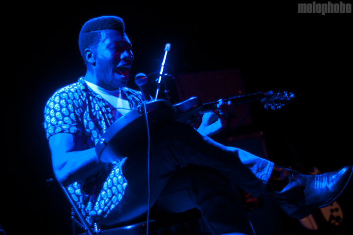 Willis Earl Beal at Music Hall of Williamsburg, April 26, 2012. Photo by Chris Barth.