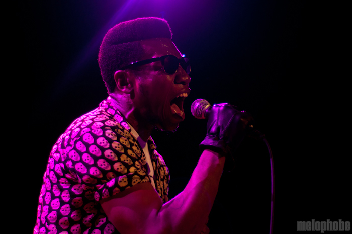 Willis Earl Beal at Music Hall of Williamsburg, April 26, 2012. Photo by Chris Barth.