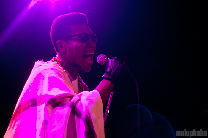 Willis Earl Beal at Music Hall of Williamsburg, April 26, 2012. Photo by Chris Barth.