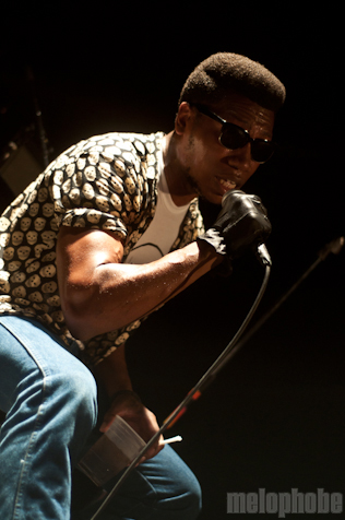 Willis Earl Beal at Music Hall of Williamsburg, April 26, 2012. Photo by Chris Barth.
