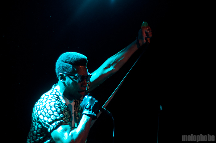 Willis Earl Beal at Music Hall of Williamsburg, April 26, 2012. Photo by Chris Barth.