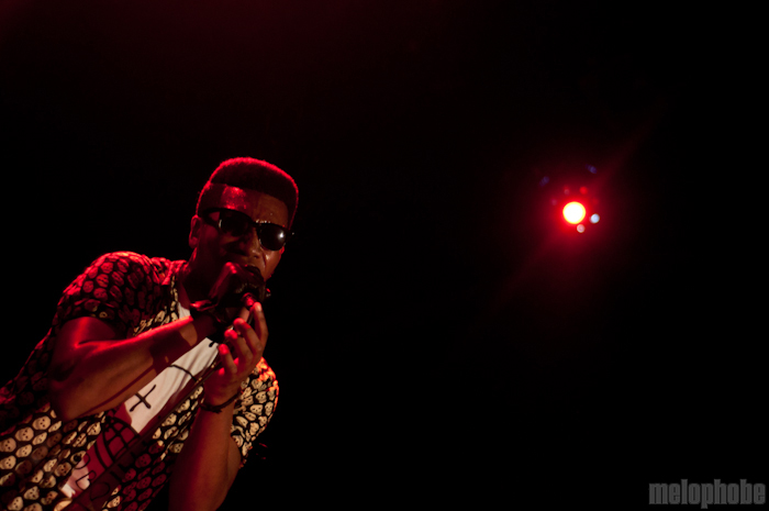 Willis Earl Beal at Music Hall of Williamsburg, April 26, 2012. Photo by Chris Barth.