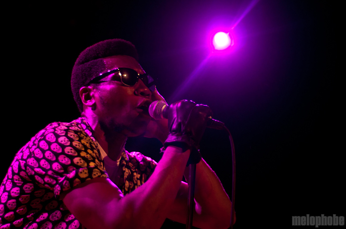 Willis Earl Beal at Music Hall of Williamsburg, April 26, 2012. Photo by Chris Barth.