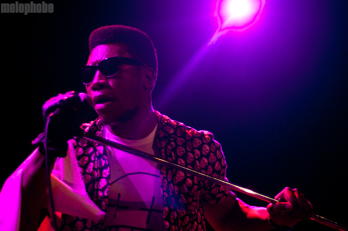 Willis Earl Beal at Music Hall of Williamsburg, April 26, 2012. Photo by Chris Barth.