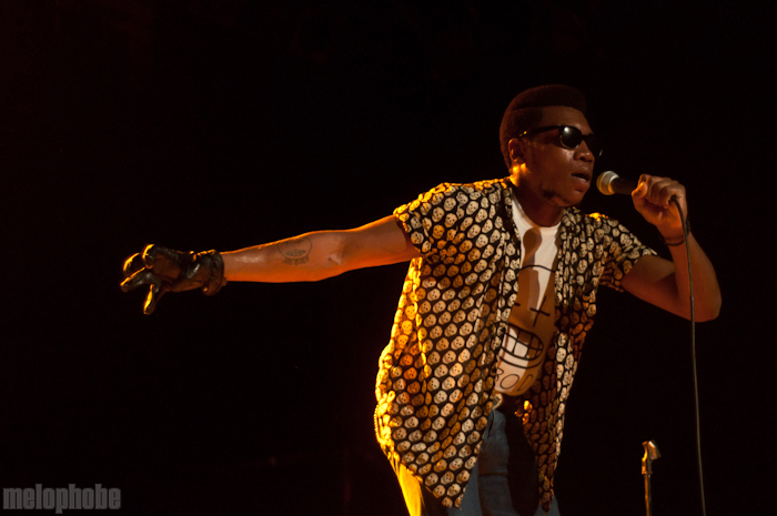 Willis Earl Beal at Music Hall of Williamsburg, April 26, 2012. Photo by Chris Barth.