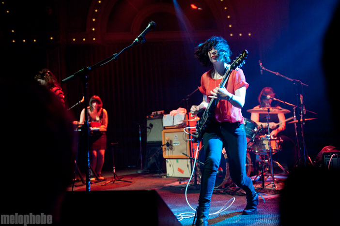 Wild Flag at Crystal Ballroom, May 4, 2012. Photo by Colin McLaughlin.
