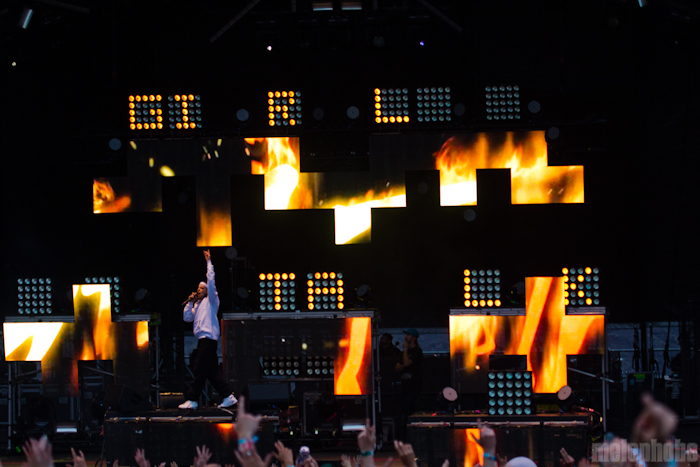 Girl Talk at Main Stage, May 25, 2012. Photo by Troy Dunham.