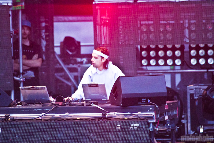 Girl Talk at Main Stage, May 25, 2012. Photo by Troy Dunham.