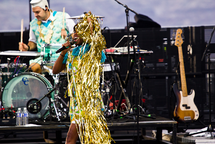 Santigold at Main Stage, May 25, 2012. Photo by Troy Dunham.
