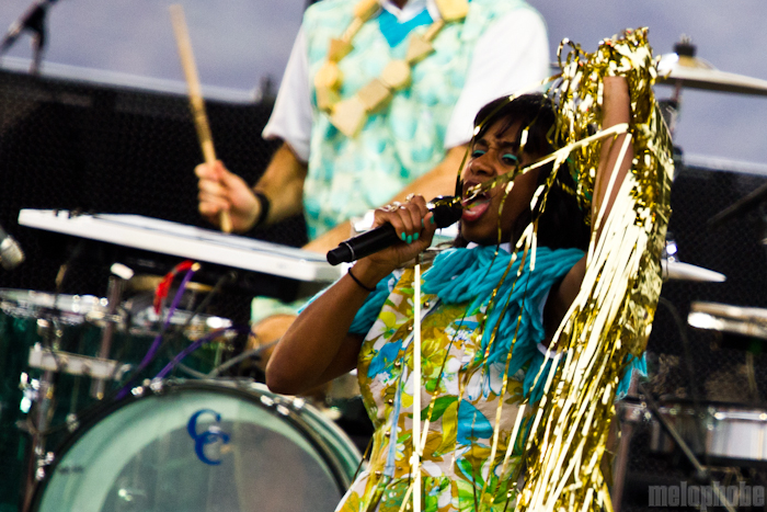 Santigold at Main Stage, May 25, 2012. Photo by Troy Dunham.